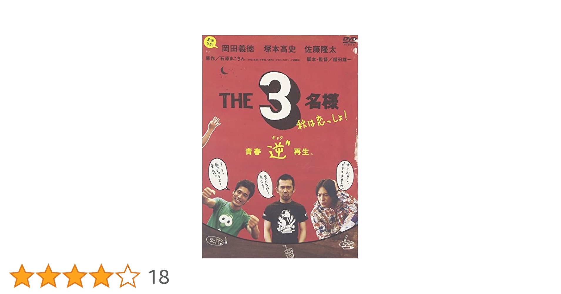 Amazon.co.jp: 佐藤隆太x岡田義徳x塚本高史 THE 3名様 2005・秋